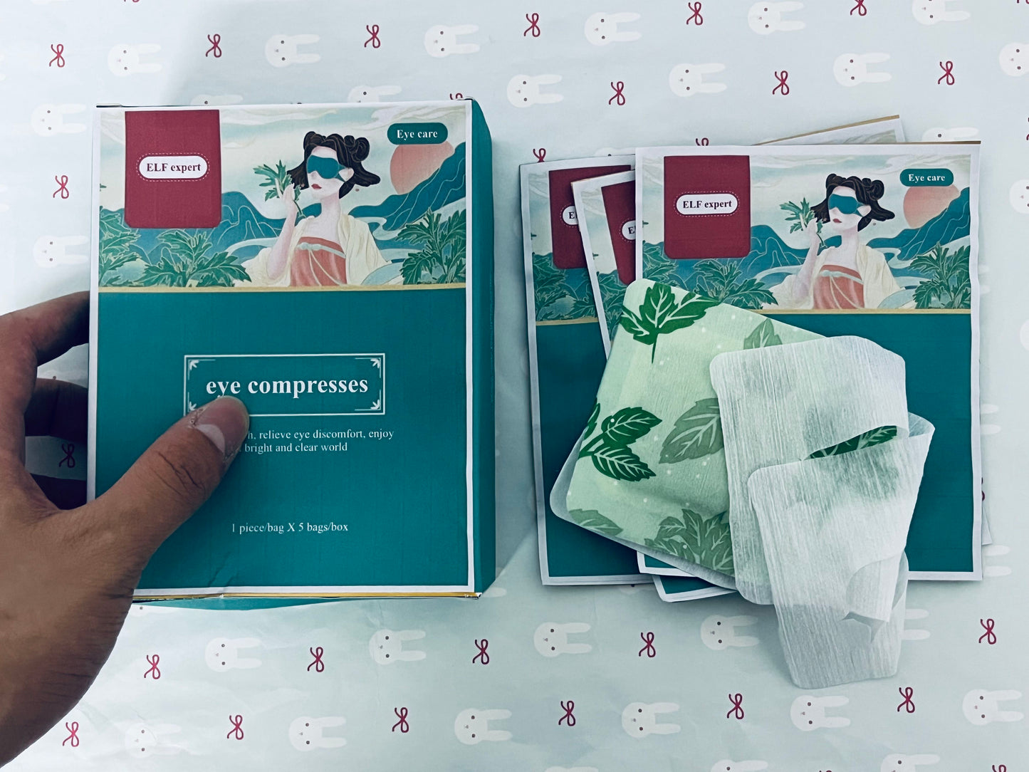 ELF expert eye compresses Steam Eye Masks for Dry Eyes, Warm Compress Relief for Eye Fatigue & Puffiness, Self Heating Eye Mask, Disposable Travel Essentials, Spa Relaxation Gift for Women