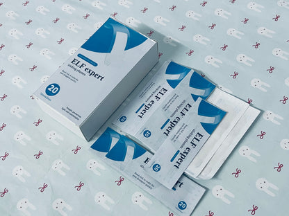 ELF expert sticking plasters Flexible Adhesive Bandages Sterile Bandage Strips with Non-Stick Pad, Latex Free, Wound Care for First Aid Kit (20 Bandages)