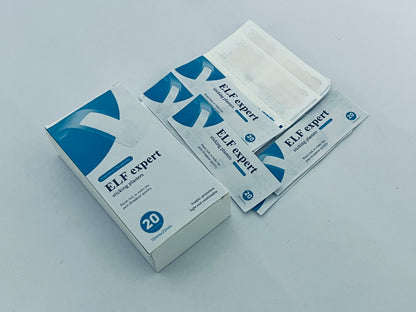 ELF expert sticking plasters Flexible Adhesive Bandages Sterile Bandage Strips with Non-Stick Pad, Latex Free, Wound Care for First Aid Kit (20 Bandages)