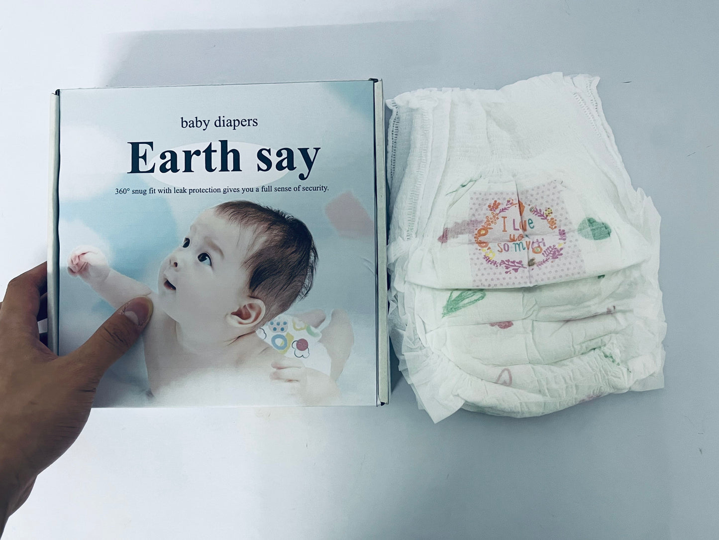 Earth say baby diapers Pants for Boy Girl Soft Breathable Gauze Material Comfortable Skin Friendly for Newborns Up