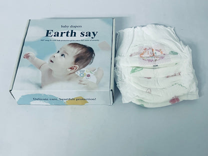 Earth say baby diapers Pants for Boy Girl Soft Breathable Gauze Material Comfortable Skin Friendly for Newborns Up