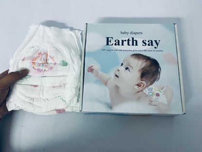 Earth say baby diapers Pants for Boy Girl Soft Breathable Gauze Material Comfortable Skin Friendly for Newborns Up