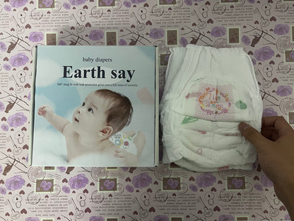 Earth say baby diapers Pants for Boy Girl Soft Breathable Gauze Material Comfortable Skin Friendly for Newborns Up