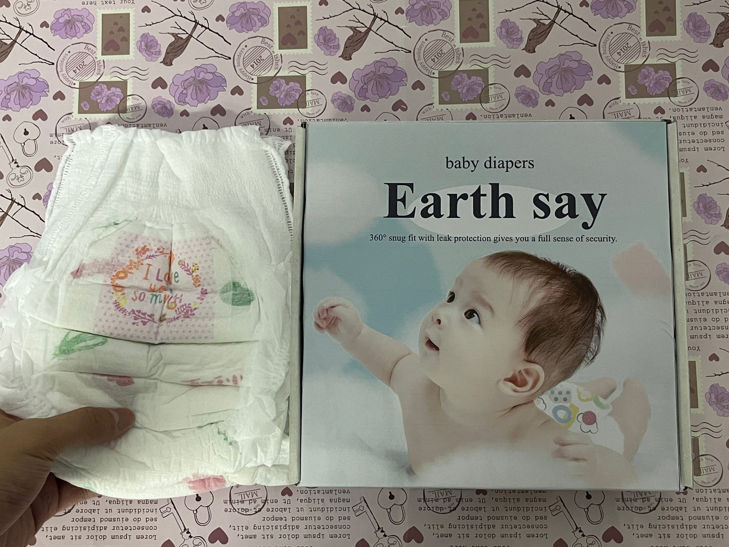 Earth say baby diapers Pants for Boy Girl Soft Breathable Gauze Material Comfortable Skin Friendly for Newborns Up