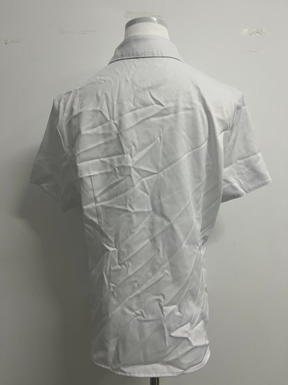 BEEBIRD shirts Womens Stain Shield Dress Shirts Short Sleeve Solid Tops Blouses Button Down Shirts