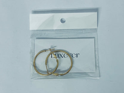 Luxever Jewelry Atelier Gold Filled Hoop Earrings Collection - 14K Solid Yellow Gold Filled Stylish Earrings for Women with Different Occasions & Styles
