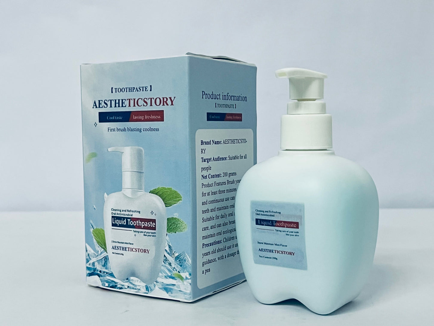AESTHETICSTORY Toothpaste Detoxify Deep Clean Toothpaste, Anticavity, Antibacterial Flouride Toothpaste, Clinically Proven, Gum and Enamel Protection, Plaque Control