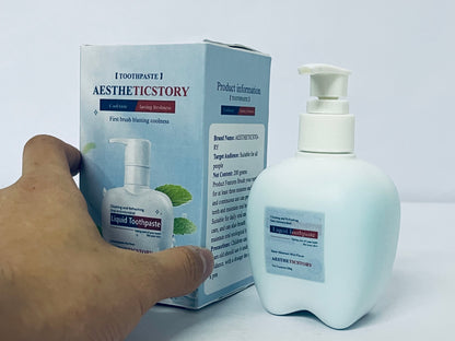 AESTHETICSTORY Toothpaste Detoxify Deep Clean Toothpaste, Anticavity, Antibacterial Flouride Toothpaste, Clinically Proven, Gum and Enamel Protection, Plaque Control