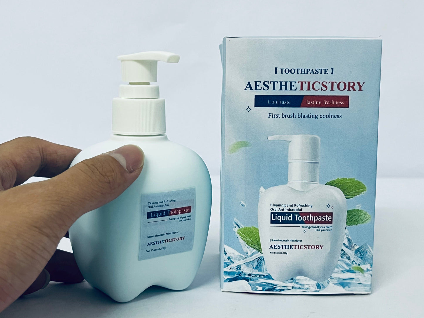 AESTHETICSTORY Toothpaste Detoxify Deep Clean Toothpaste, Anticavity, Antibacterial Flouride Toothpaste, Clinically Proven, Gum and Enamel Protection, Plaque Control