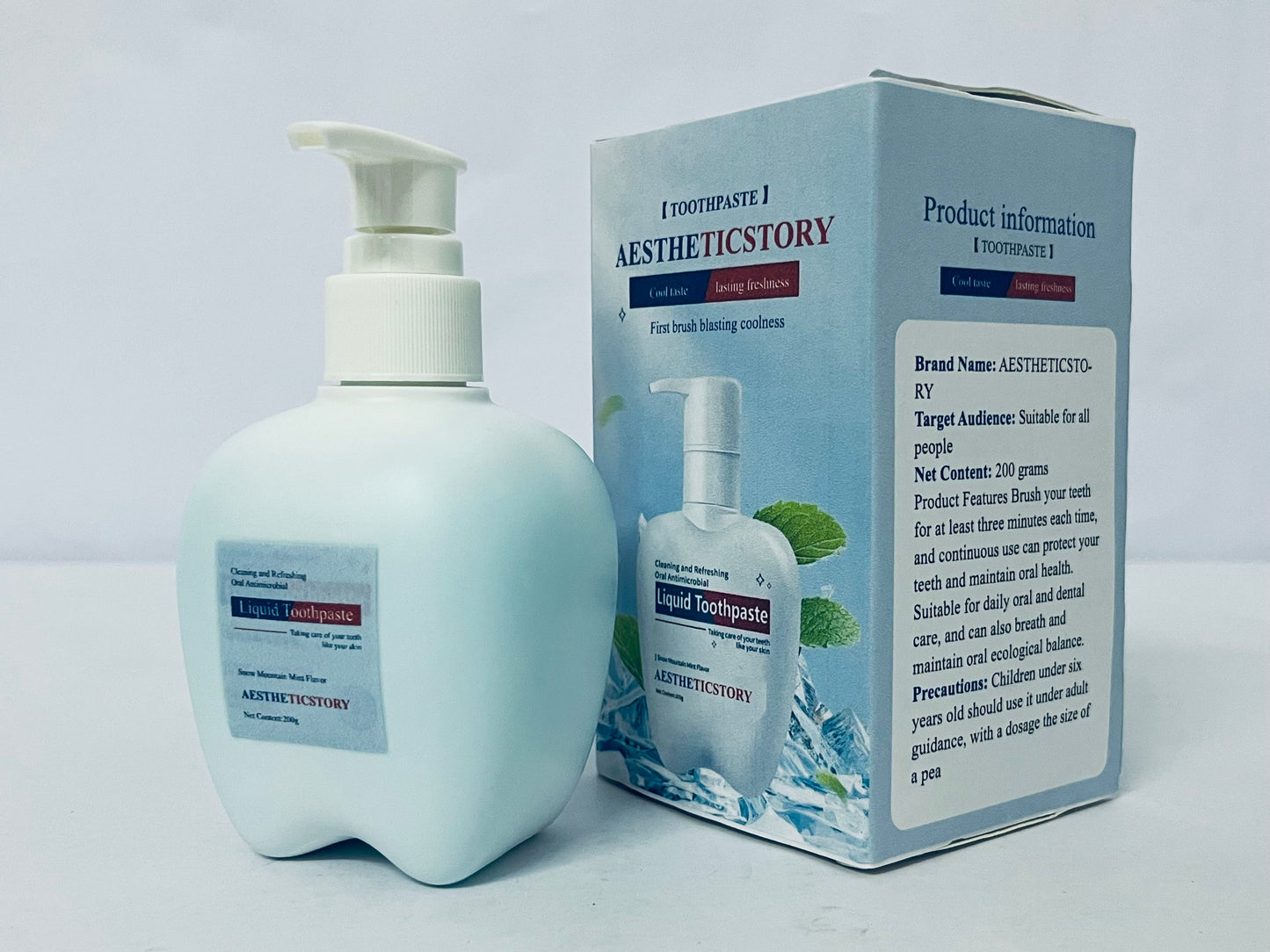 AESTHETICSTORY Toothpaste Detoxify Deep Clean Toothpaste, Anticavity, Antibacterial Flouride Toothpaste, Clinically Proven, Gum and Enamel Protection, Plaque Control