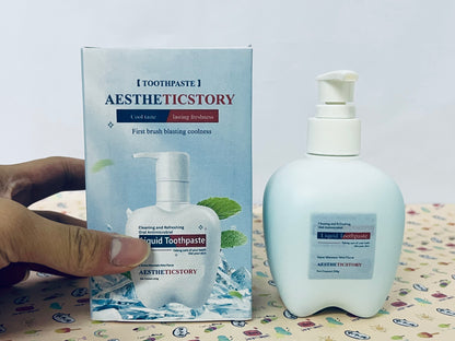 AESTHETICSTORY Toothpaste Detoxify Deep Clean Toothpaste, Anticavity, Antibacterial Flouride Toothpaste, Clinically Proven, Gum and Enamel Protection, Plaque Control