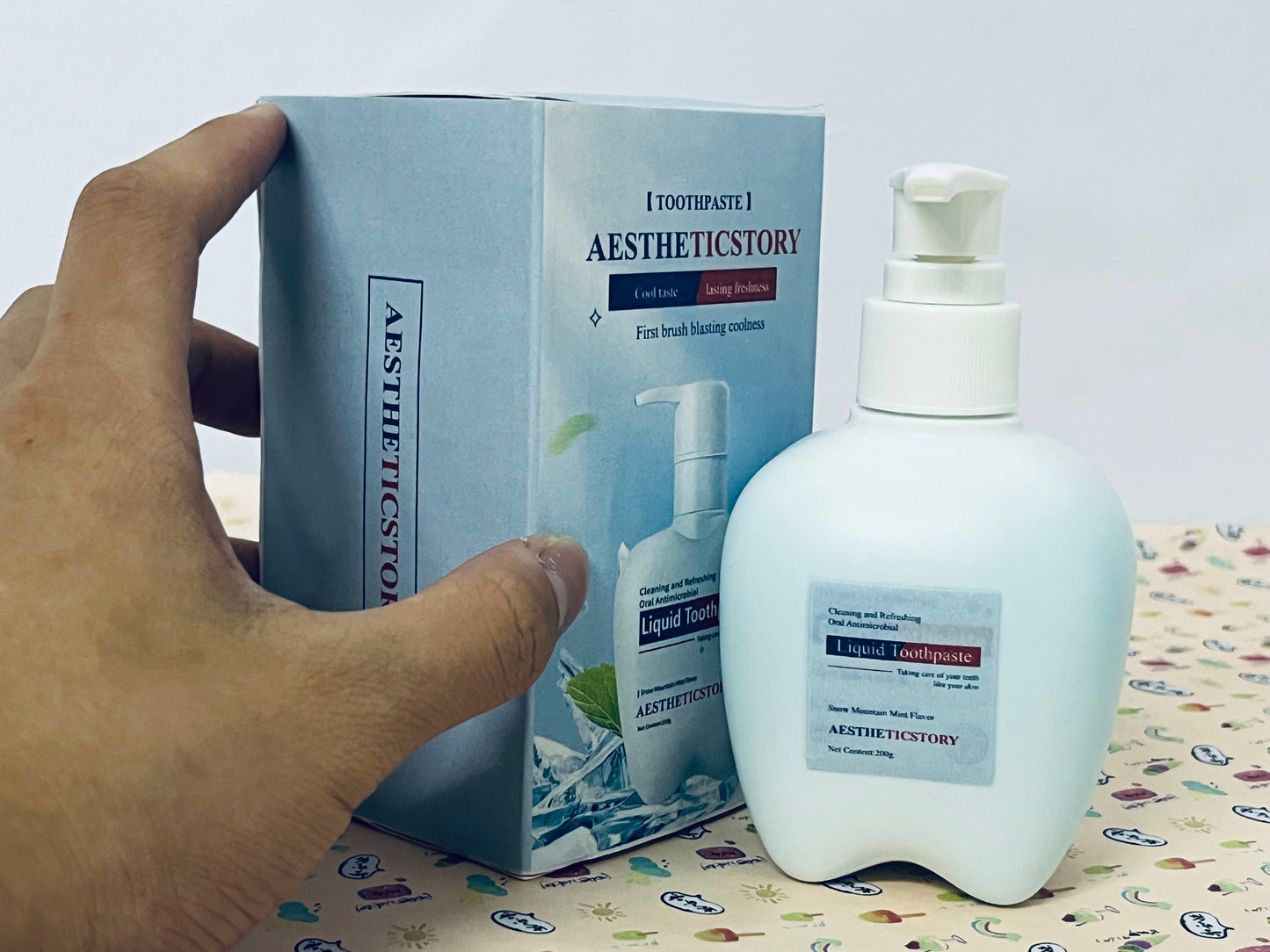 AESTHETICSTORY Toothpaste Detoxify Deep Clean Toothpaste, Anticavity, Antibacterial Flouride Toothpaste, Clinically Proven, Gum and Enamel Protection, Plaque Control