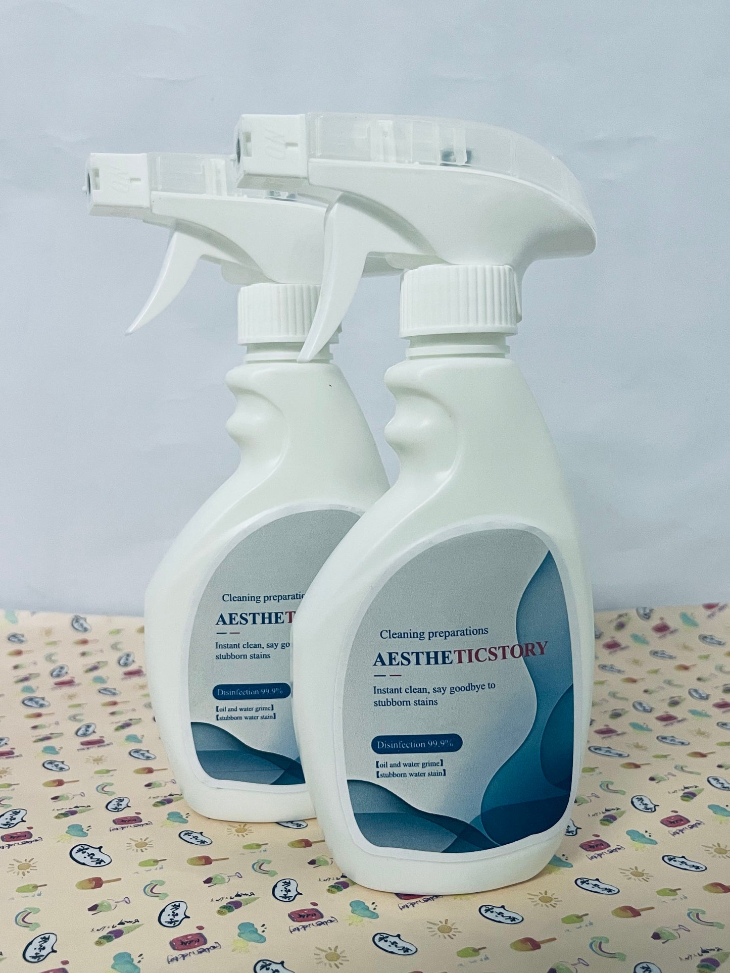 AESTHETICSTORY Cleaning preparations Botanical Disinfectant - Multi-Surface Cleaner Kills 99.9% of Germs + Cold & Flu Viruses - Fresh Thyme Scent Pet Friendly