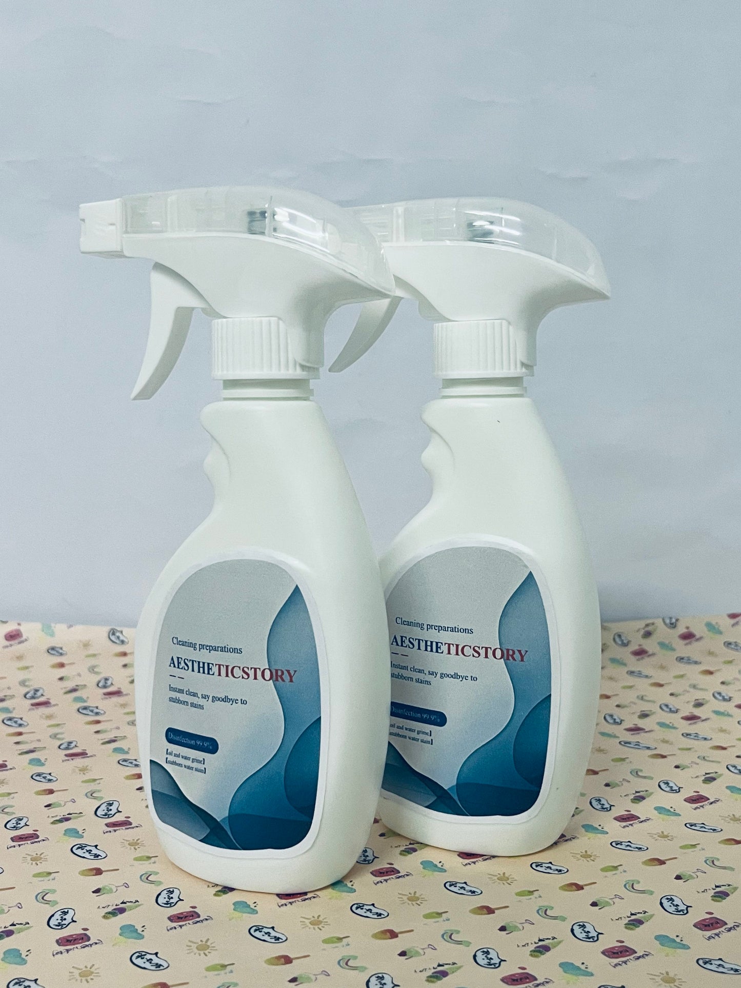 AESTHETICSTORY Cleaning preparations Botanical Disinfectant - Multi-Surface Cleaner Kills 99.9% of Germs + Cold & Flu Viruses - Fresh Thyme Scent Pet Friendly