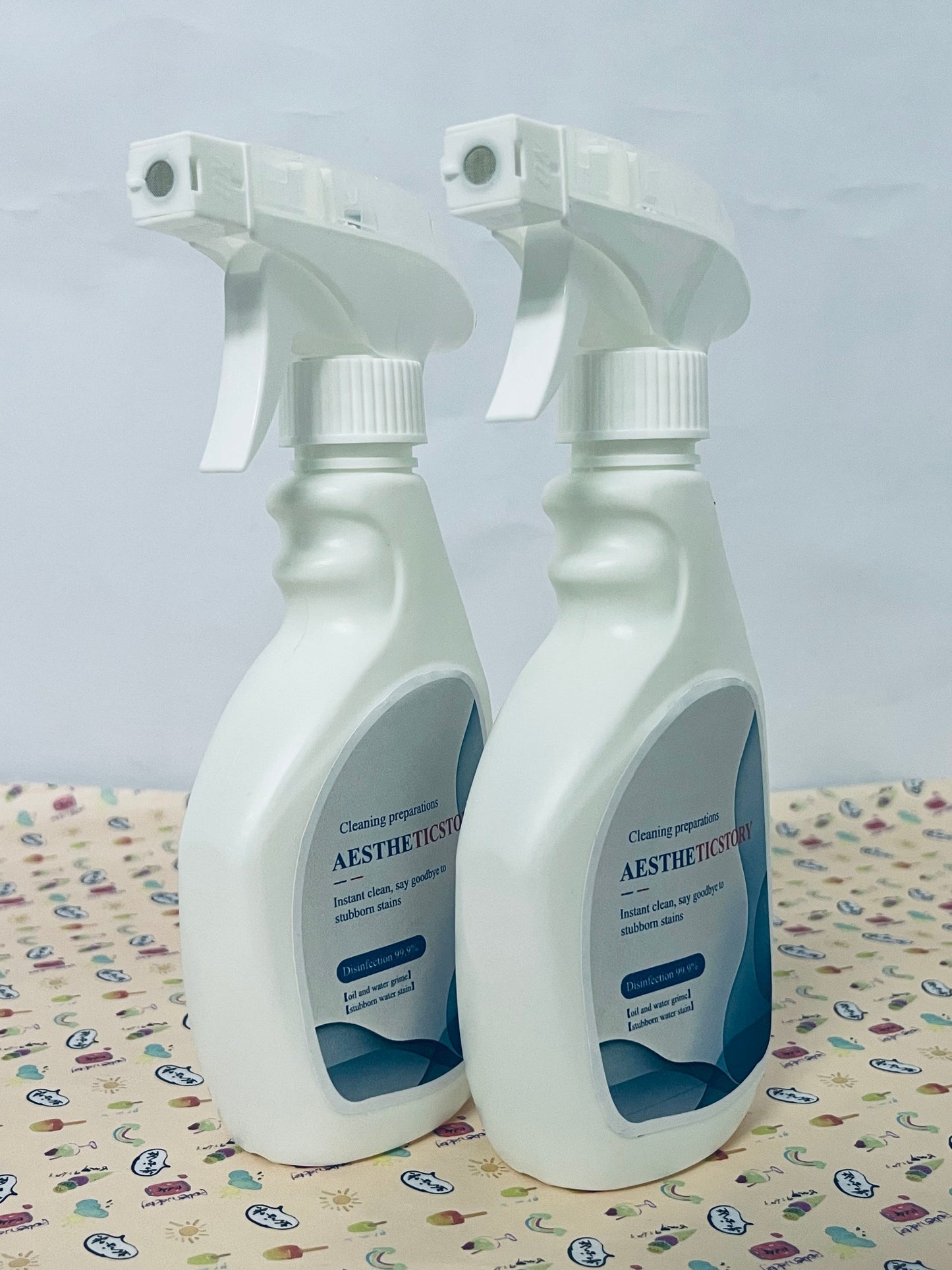 AESTHETICSTORY Cleaning preparations Botanical Disinfectant - Multi-Surface Cleaner Kills 99.9% of Germs + Cold & Flu Viruses - Fresh Thyme Scent Pet Friendly