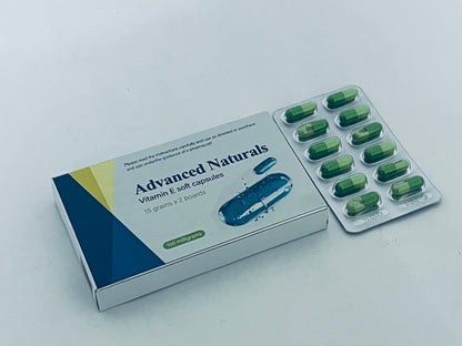 Advanced Naturals Vitamin E Softgels Supplement for Skin, Heart, Eye, and Immune Health Support