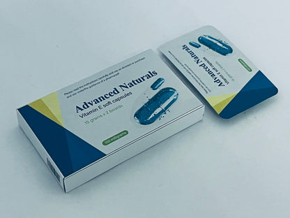 Advanced Naturals Vitamin E Softgels Supplement for Skin, Heart, Eye, and Immune Health Support
