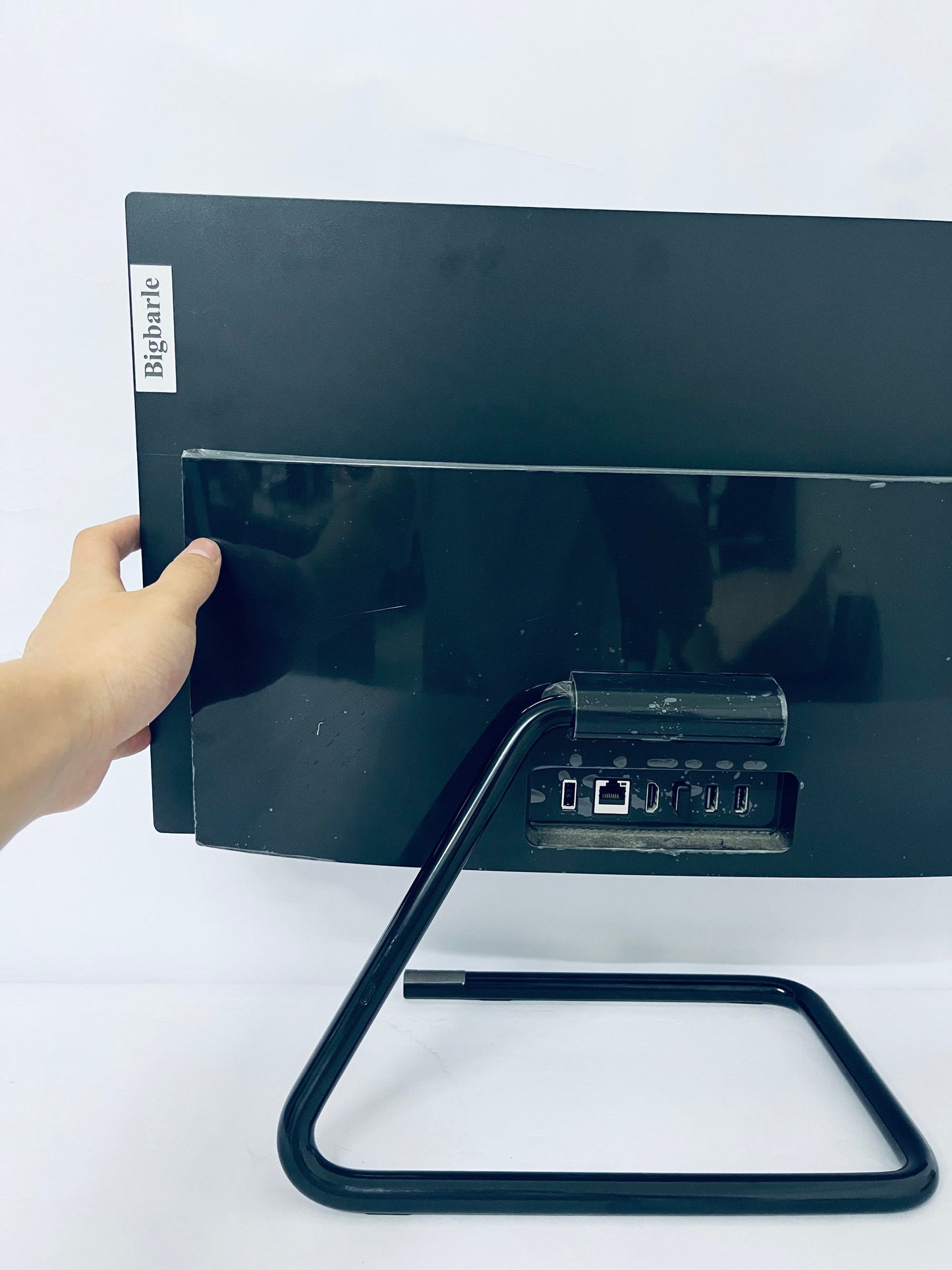 Bigbarle Computers All-in-One Desktop Computer, 24" FHD IPS Display, 5-core Intel U300 Processor, 16GB DDR5, 256GB SSD, Wi-Fi 6, USB-C, HDMI in&Out, Wired KB&Mouse, Windows 11 Pro