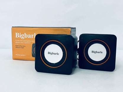 Bigbarle Wireless speakers Small Speaker Laptop Desktop Computer Speaker with Subwoofer Home Desktop Small