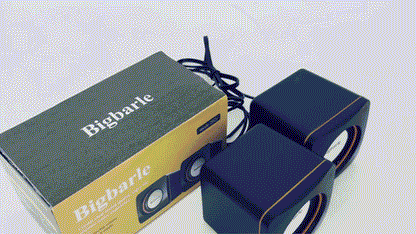 Bigbarle Wireless speakers Small Speaker Laptop Desktop Computer Speaker with Subwoofer Home Desktop Small