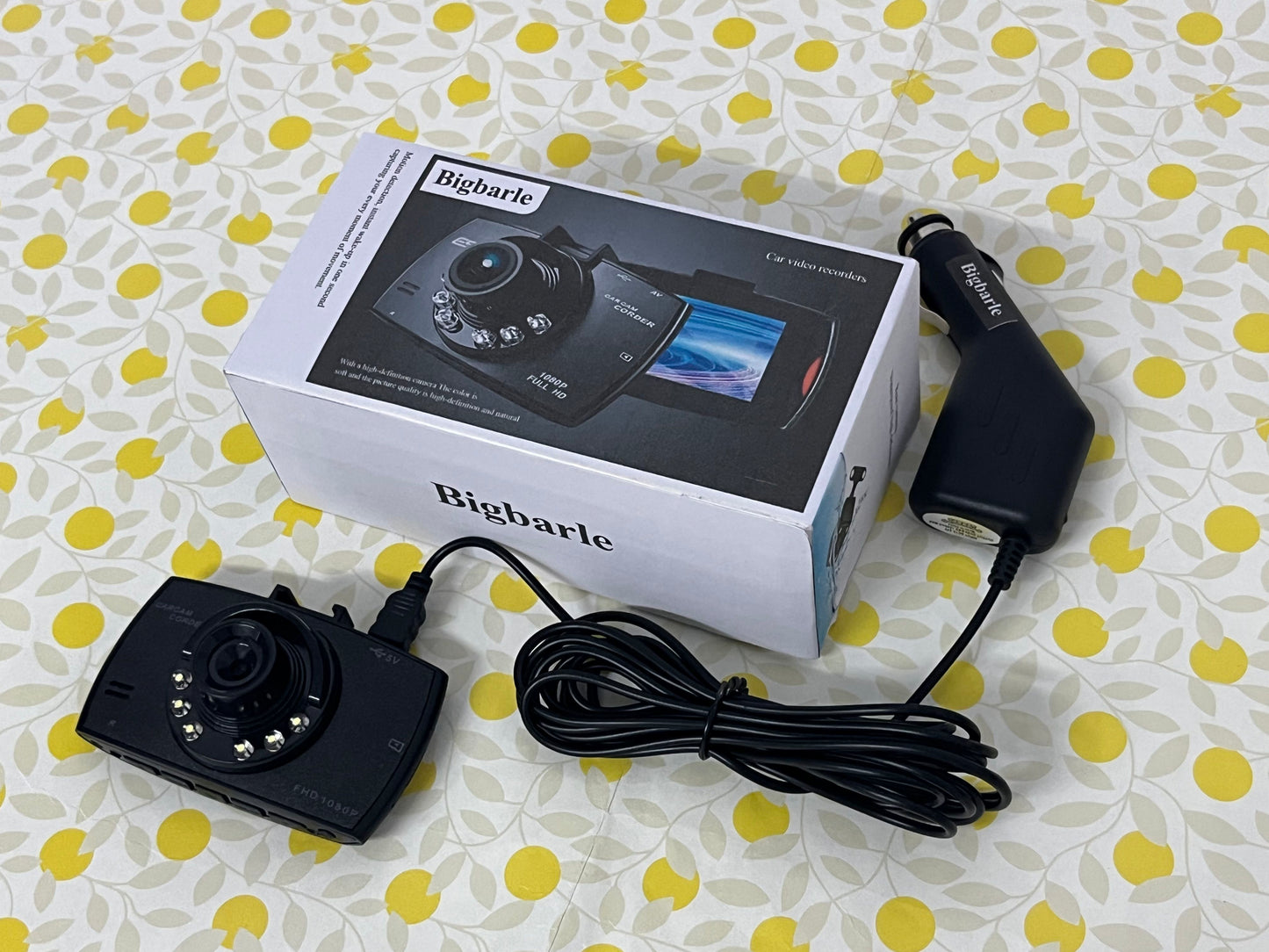Bigbarle Car video recorders Dash Cam Front and Rear, STARVIS 2 Sensor, FREE 128GB Card Included, 5G WiFi - up to 20MB/s Fastest Download Speed with App