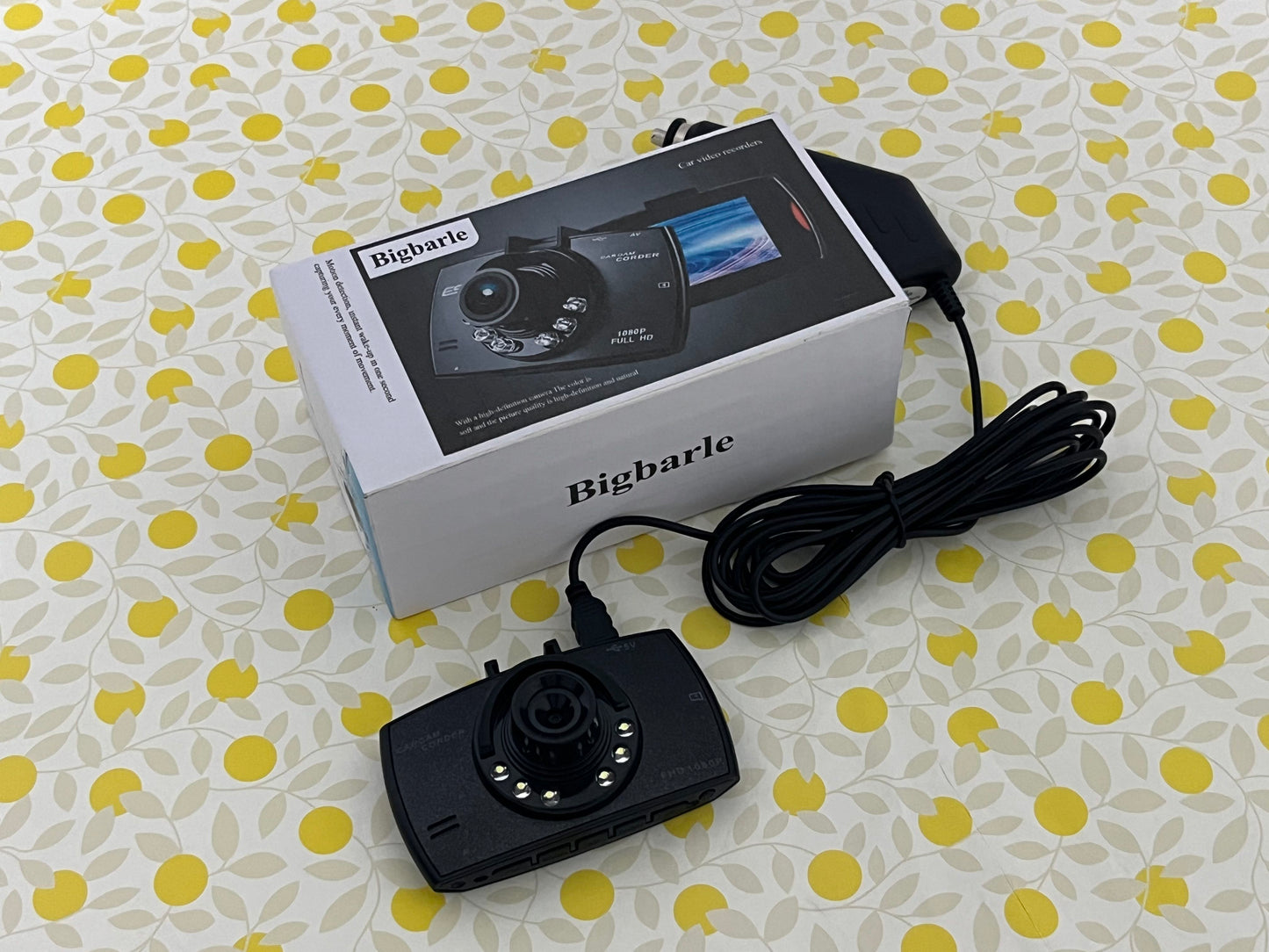 Bigbarle Car video recorders Dash Cam Front and Rear, STARVIS 2 Sensor, FREE 128GB Card Included, 5G WiFi - up to 20MB/s Fastest Download Speed with App
