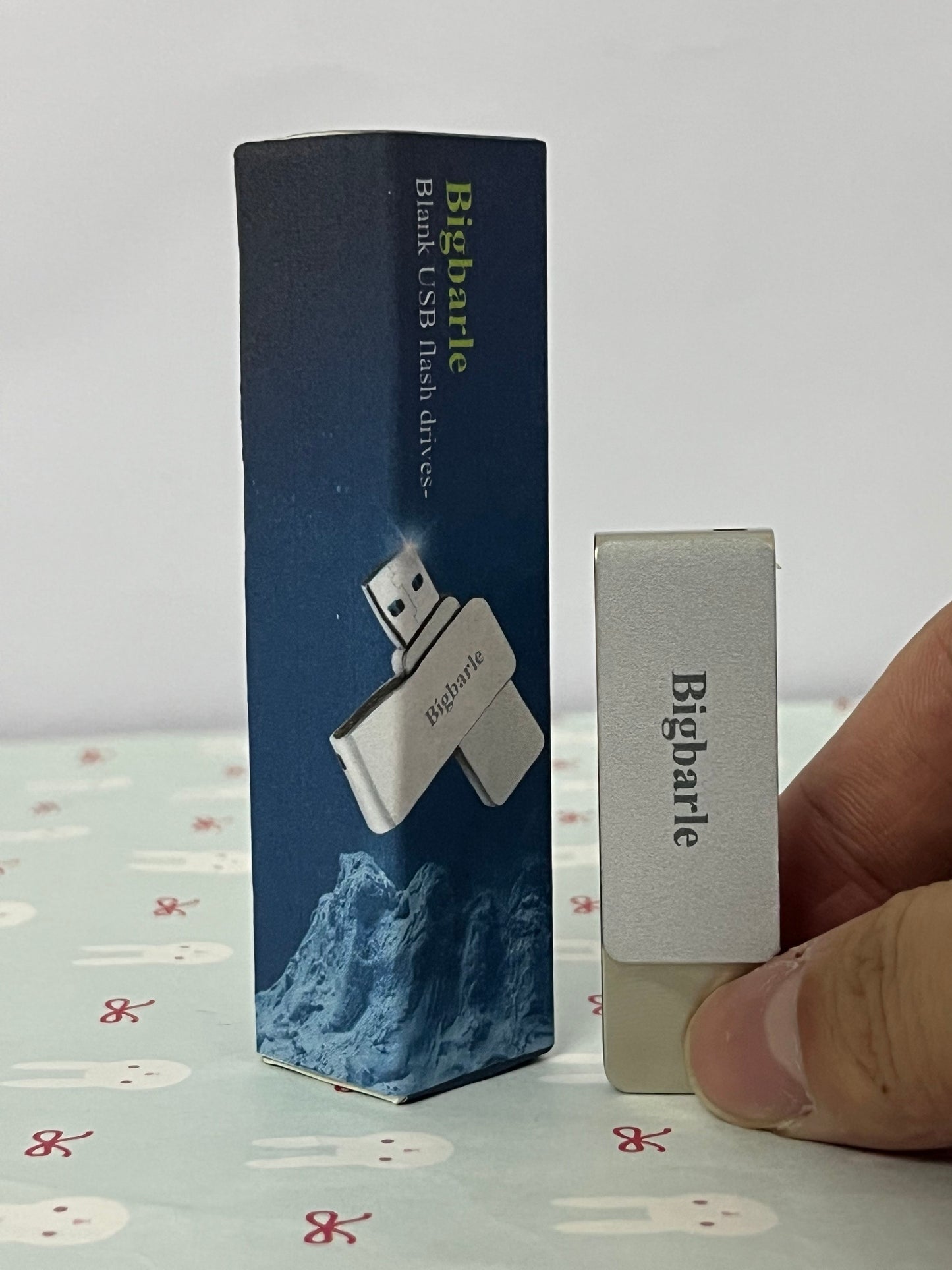 Bigbarle Blank USB flash drives 32GB USB Flash Drive USB 2.0 Thumb Drives Jump Drive Fold Storage Memory Stick Swivel Design