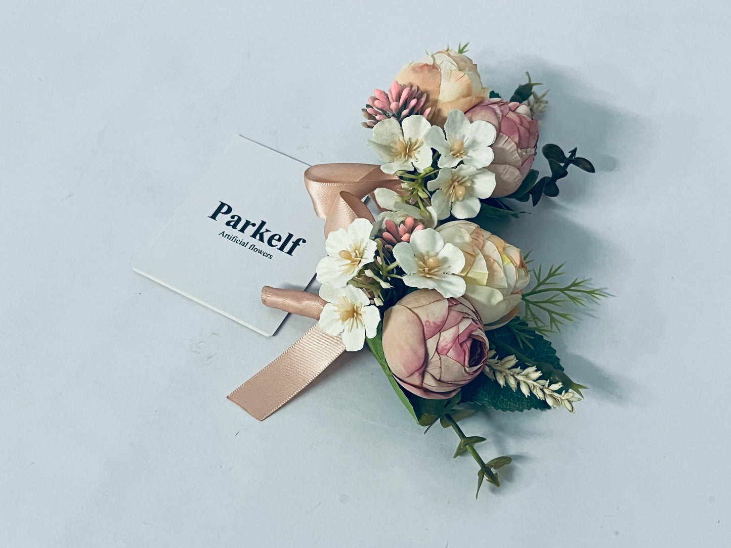 Parkelf Artificial flowers Adjustable Flower Crown Floral Headband Fairy Garland Bohemia Hair Wreath Headpiece with Ribbon for Wedding Ceremony Pregnancy Photograph Party Festival