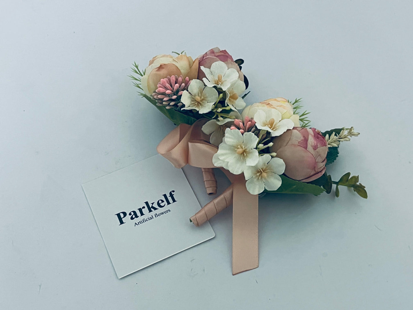 Parkelf Artificial flowers Adjustable Flower Crown Floral Headband Fairy Garland Bohemia Hair Wreath Headpiece with Ribbon for Wedding Ceremony Pregnancy Photograph Party Festival