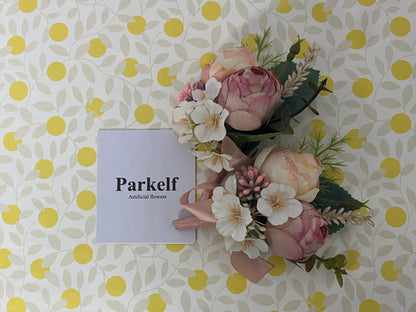 Parkelf Artificial flowers Adjustable Flower Crown Floral Headband Fairy Garland Bohemia Hair Wreath Headpiece with Ribbon for Wedding Ceremony Pregnancy Photograph Party Festival