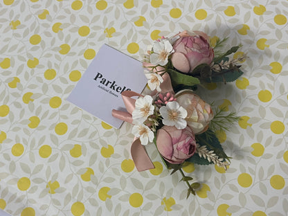 Parkelf Artificial flowers Adjustable Flower Crown Floral Headband Fairy Garland Bohemia Hair Wreath Headpiece with Ribbon for Wedding Ceremony Pregnancy Photograph Party Festival