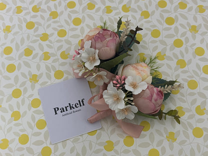 Parkelf Artificial flowers Adjustable Flower Crown Floral Headband Fairy Garland Bohemia Hair Wreath Headpiece with Ribbon for Wedding Ceremony Pregnancy Photograph Party Festival