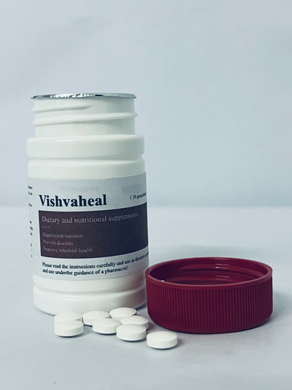 Vishvaheal Dietary and nutritional supplements Intestinal Support Complex GI Intestinal Supplement for Women & Men