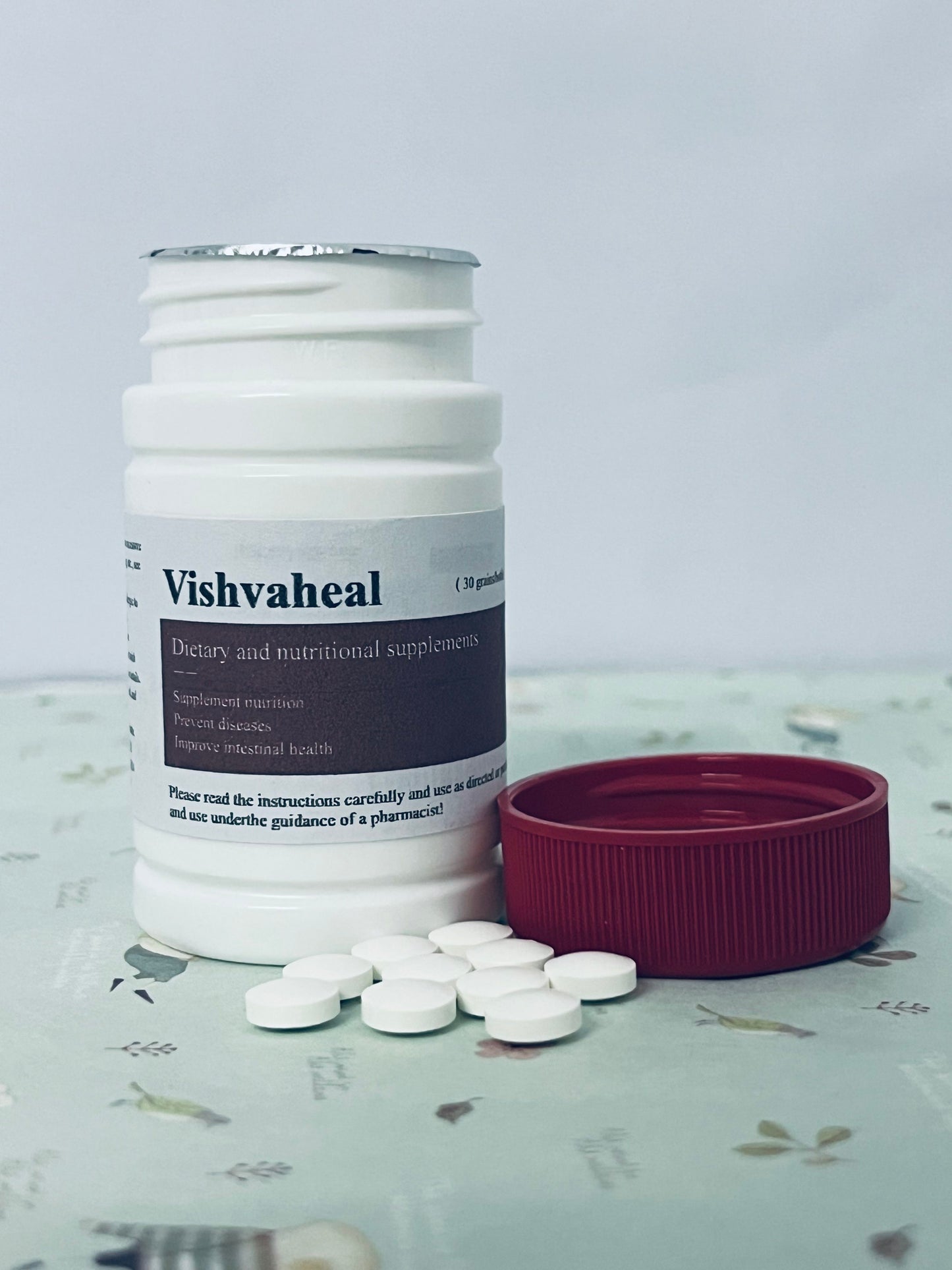 Vishvaheal Dietary and nutritional supplements Intestinal Support Complex GI Intestinal Supplement for Women & Men