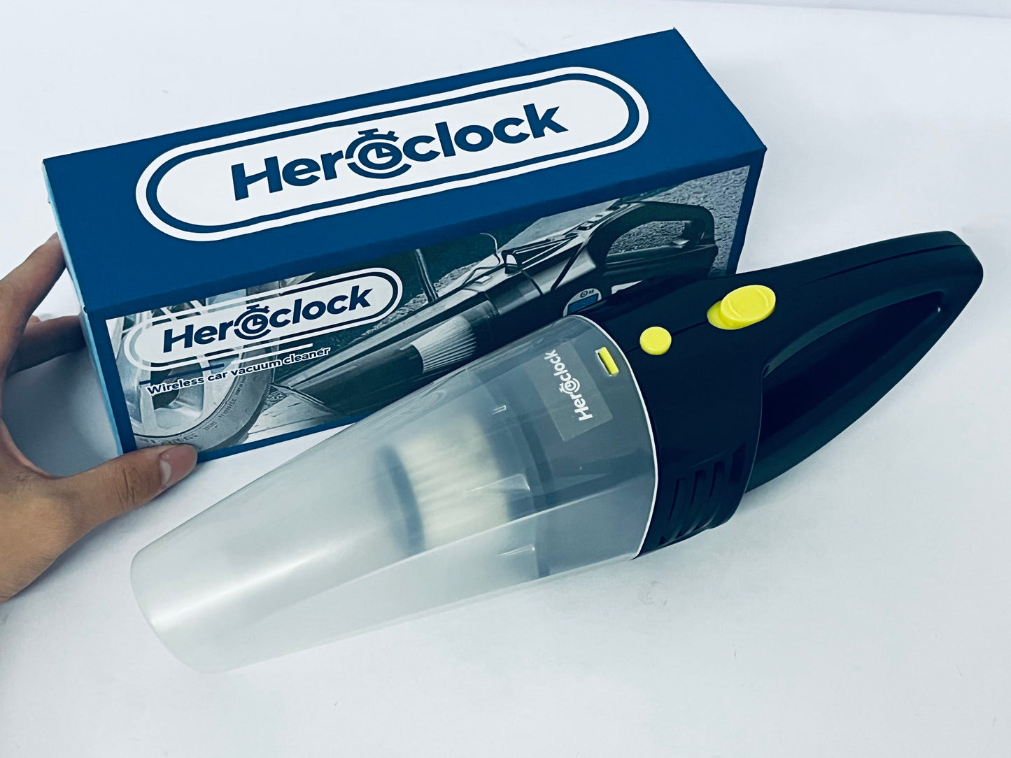Heroclock Cordless Handheld Car Vacuum Cleaner, Cordless Handheld Dual Function Vacuum and Blower, Powerful Portable Dust Buster