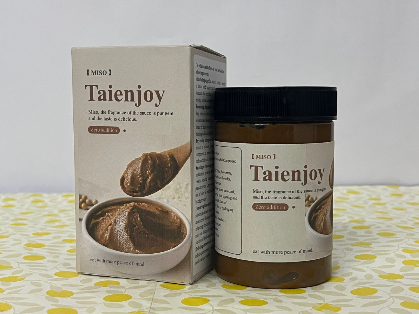 Taienjoy Miso Organic White Dashi Miso Paste Bonito and Kelp Stock Gluten Free