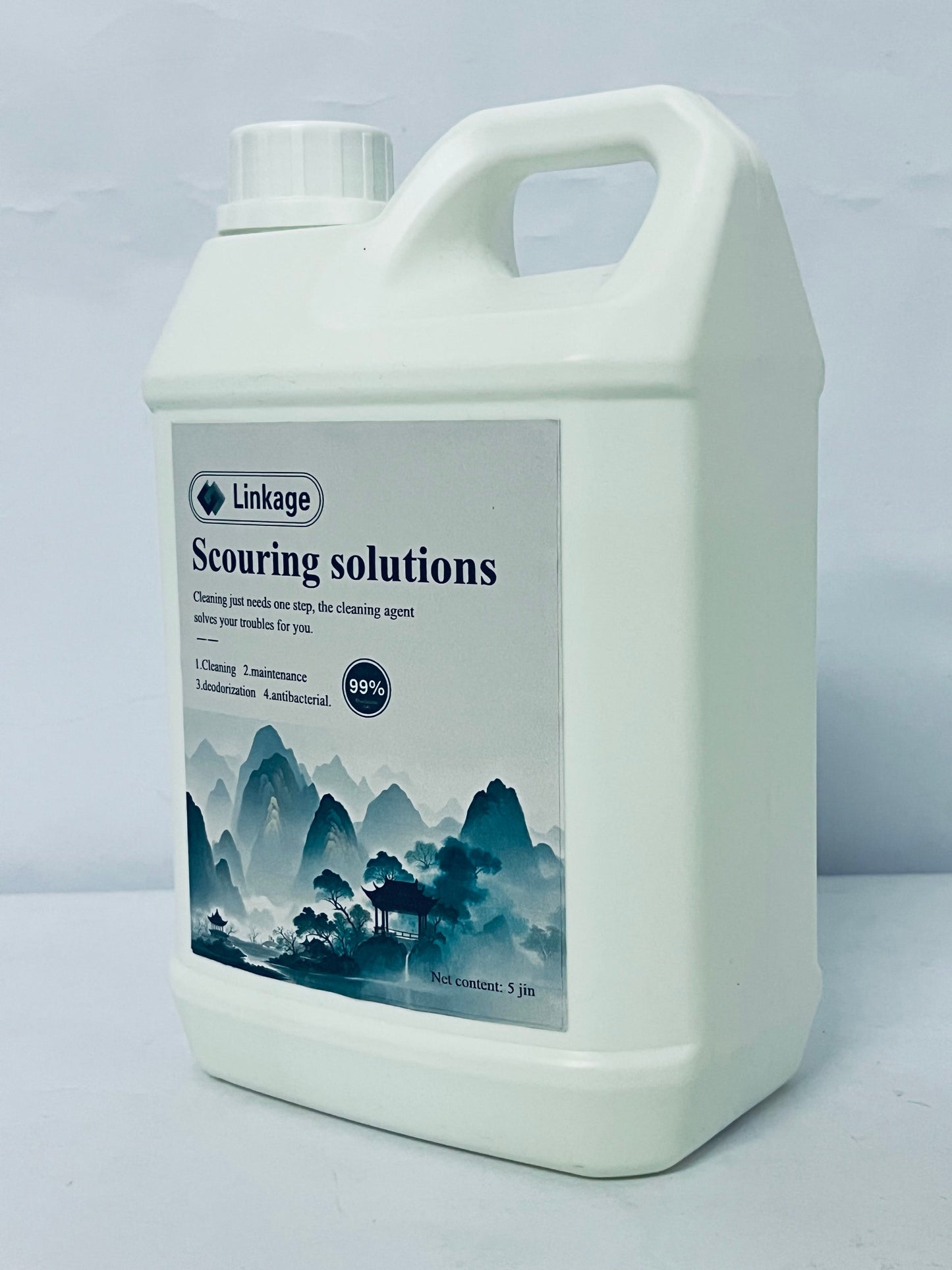 Linkage Fresh Floral Fragrance Deodorizing Solution Refill, Cleaning Solution, Residue & Streak Free, Suitable for All Robot Vacuum Cleaners and Wireless Wet Dry Dual-Use Vacuum Cleaners