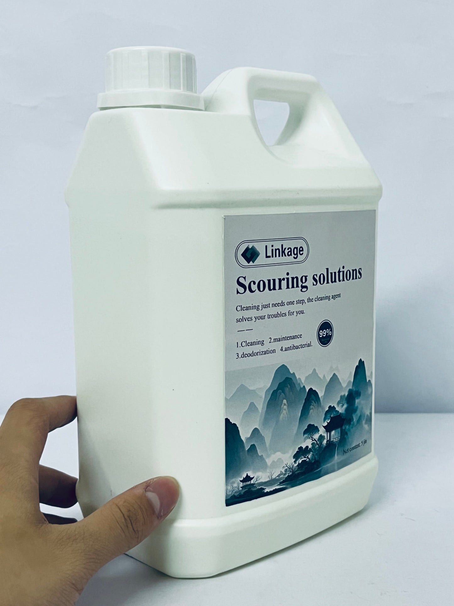 Linkage Fresh Floral Fragrance Deodorizing Solution Refill, Cleaning Solution, Residue & Streak Free, Suitable for All Robot Vacuum Cleaners and Wireless Wet Dry Dual-Use Vacuum Cleaners