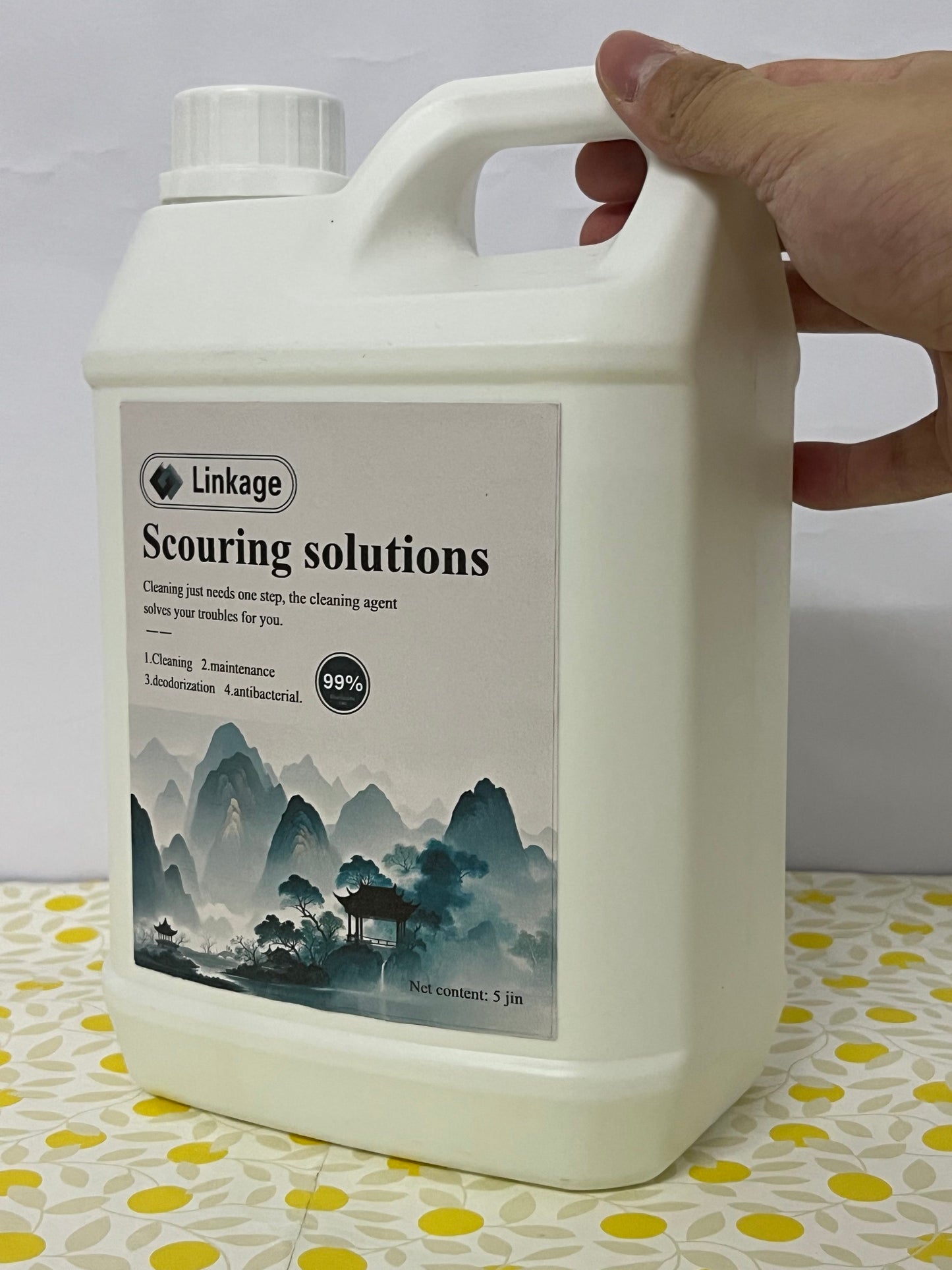 Linkage Fresh Floral Fragrance Deodorizing Solution Refill, Cleaning Solution, Residue & Streak Free, Suitable for All Robot Vacuum Cleaners and Wireless Wet Dry Dual-Use Vacuum Cleaners