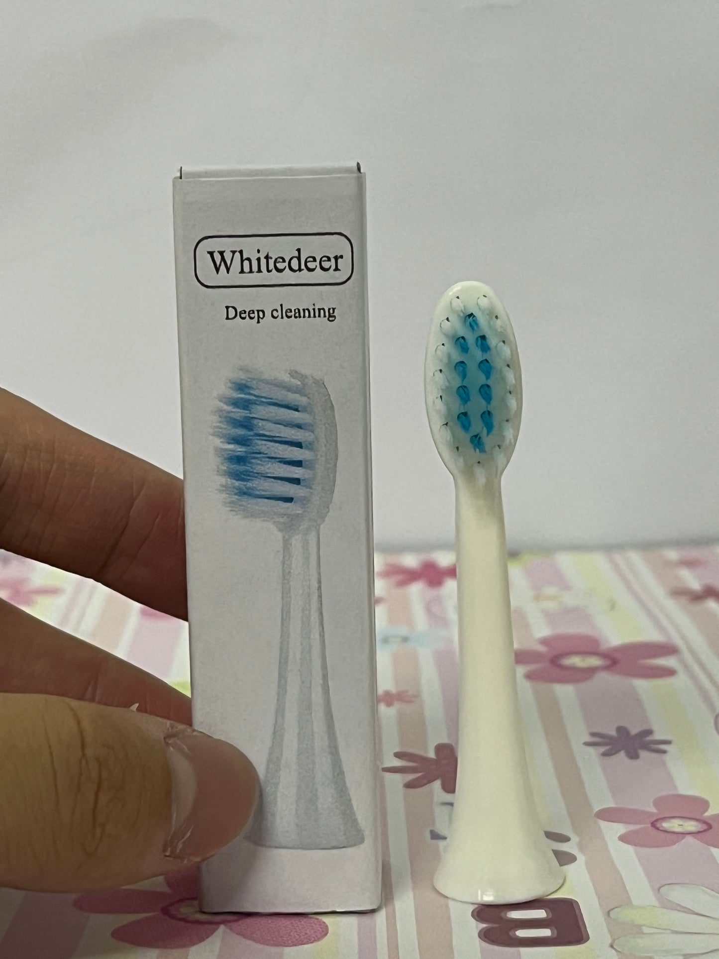 Whitedeer Electric toothbrush replacement heads Compatible With Elements Sonic Toothbrush, Large, Soft Bristles, Large- Replacement Brush Heads, Large