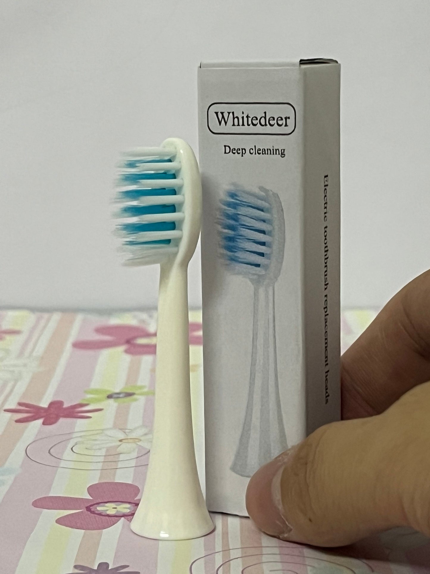 Whitedeer Electric toothbrush replacement heads Compatible With Elements Sonic Toothbrush, Large, Soft Bristles, Large- Replacement Brush Heads, Large