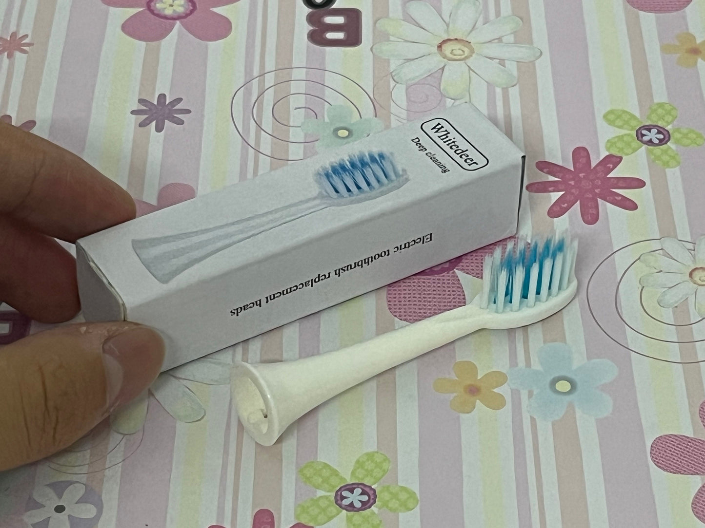 Whitedeer Electric toothbrush replacement heads Compatible With Elements Sonic Toothbrush, Large, Soft Bristles, Large- Replacement Brush Heads, Large