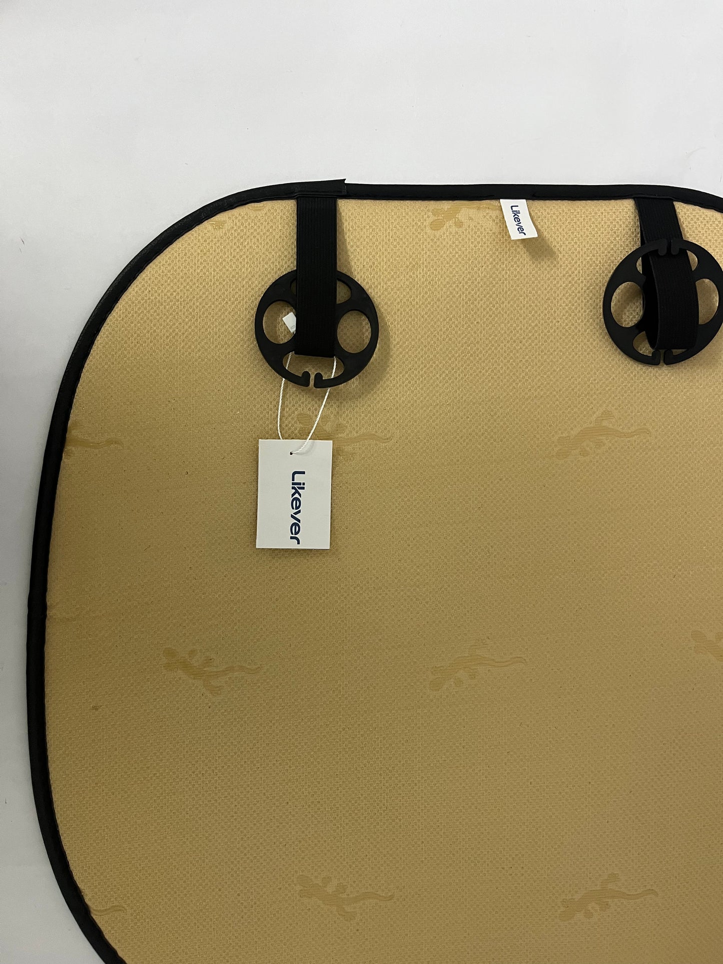 Likever Breathable Car Seat Cover, Ice Silk & Anti-Slip Seat Protector, Ventilated Cooling Cushion Pad, Summer Auto Interior Accessories for SUV Truck (Beige)