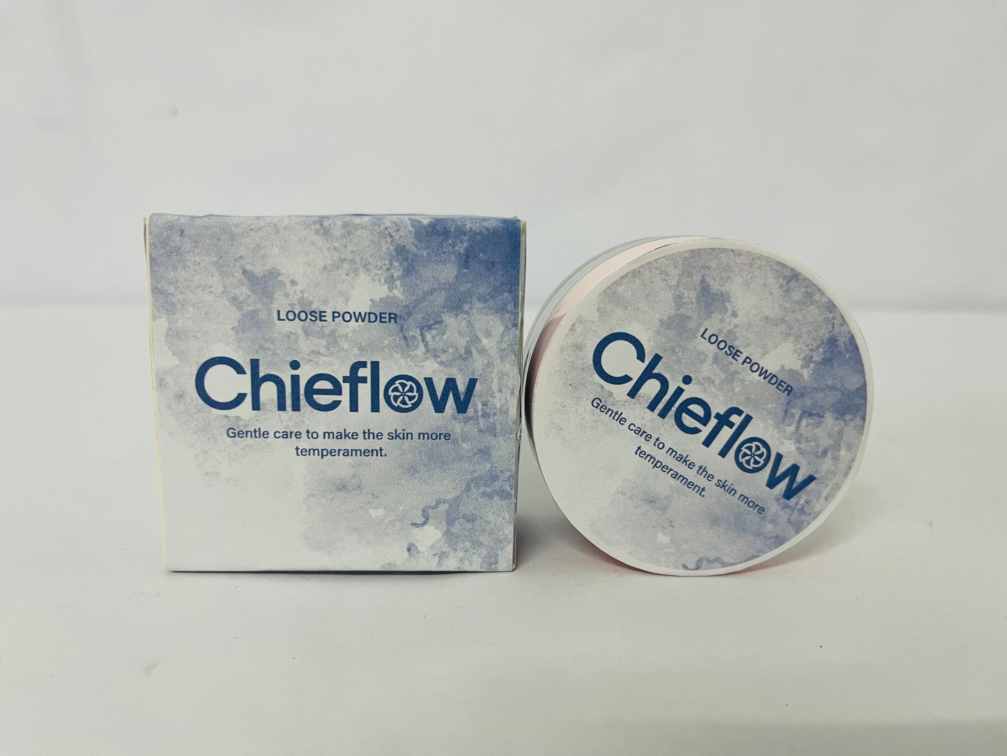 Chieflow Loose Powder - Gentle Care Setting Powder for Long-Lasting Matte Finish & Enhanced Skin Temperament