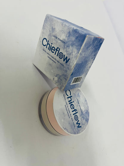 Chieflow Loose Powder - Gentle Care Setting Powder for Long-Lasting Matte Finish & Enhanced Skin Temperament