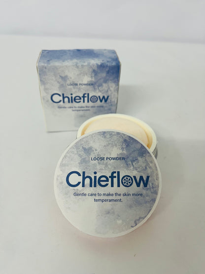 Chieflow Loose Powder - Gentle Care Setting Powder for Long-Lasting Matte Finish & Enhanced Skin Temperament