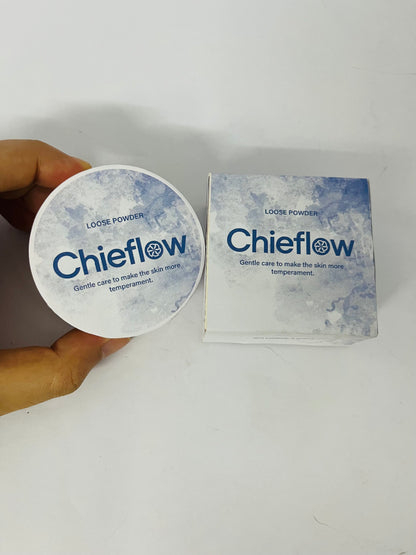 Chieflow Loose Powder - Gentle Care Setting Powder for Long-Lasting Matte Finish & Enhanced Skin Temperament
