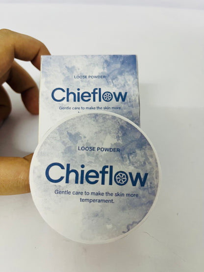 Chieflow Loose Powder - Gentle Care Setting Powder for Long-Lasting Matte Finish & Enhanced Skin Temperament