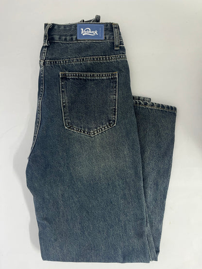Vividuck  Non-Stretch Regular Fit Straight-Leg Denim Pants Jeans