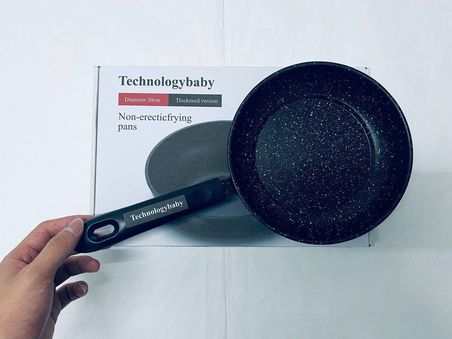 Technologybaby Non-electric frying pans Perfect for Omelettes & Deep Frying